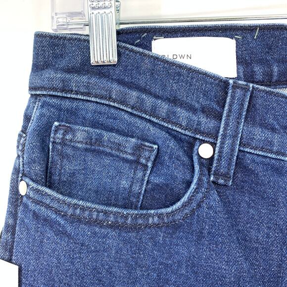 BLDWN Jeans Women's Size 27 High Rise Ankle Skinny Denim Dark Wash Blue NWT - Picture 6 of 9